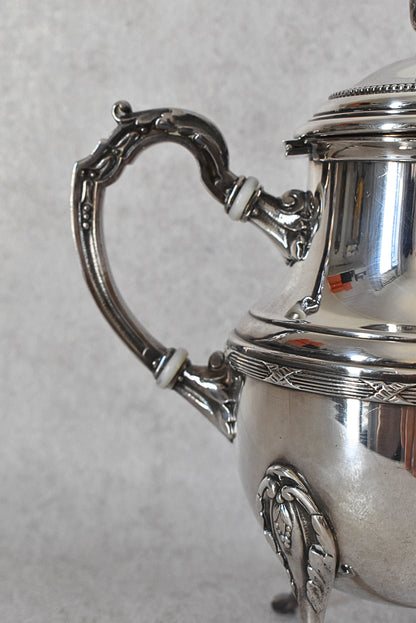 Reneka French Silver-Plated Teapot and Milk Jug Set