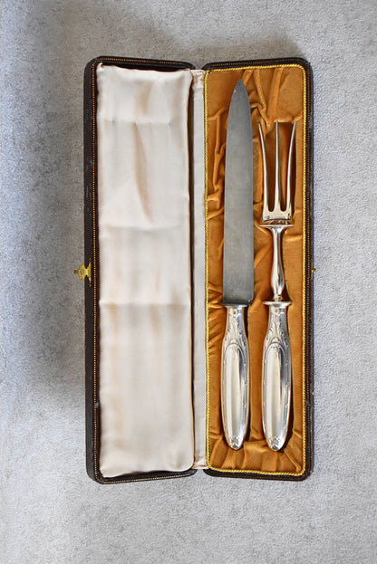 Christofle French Silver-Plated Carving Set, Circa 1900