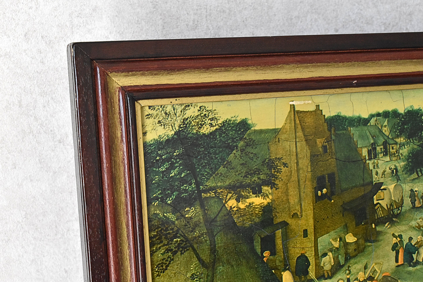 Bruegel “Village Fair” (La Kermesse) , Vintage Reproduction, 1960s–70s