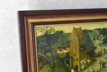 Bruegel “Village Fair” (La Kermesse) , Vintage Reproduction, 1960s–70s