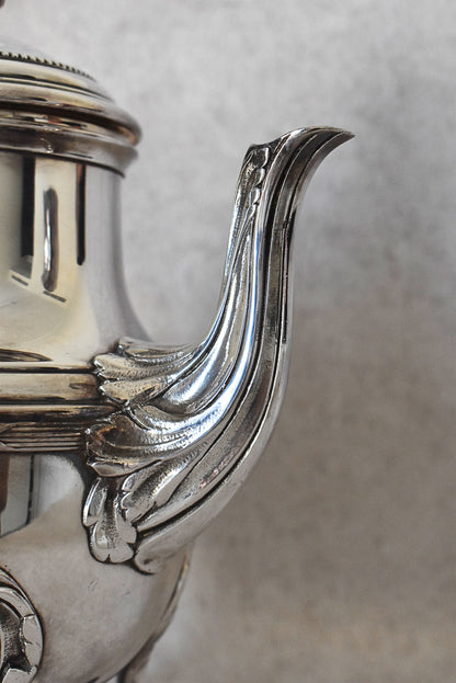 Reneka French Silver-Plated Teapot and Milk Jug Set