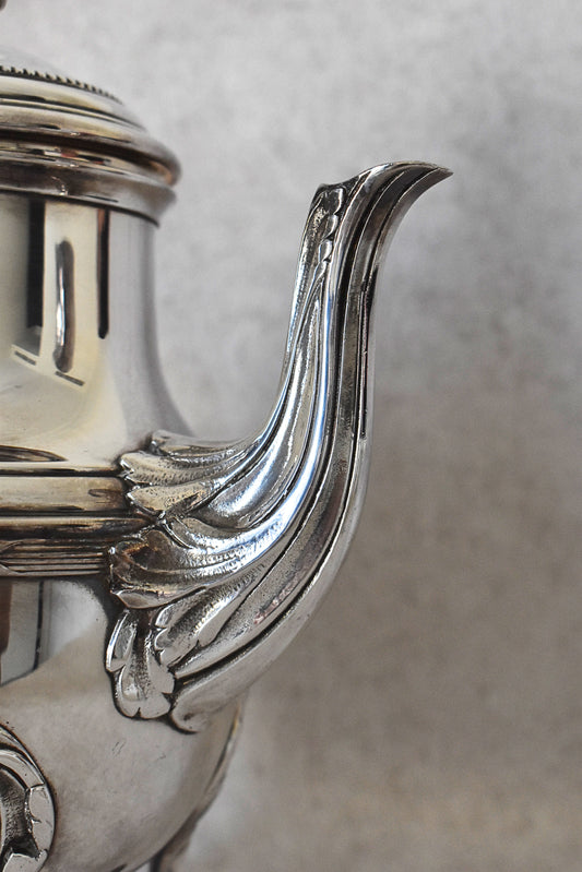 Reneka French Silver-Plated Teapot and Milk Jug Set