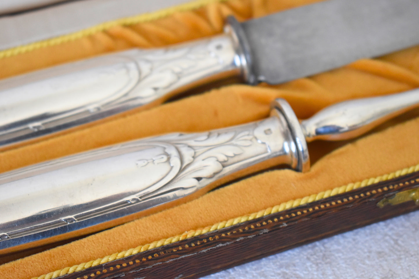 Christofle French Silver-Plated Carving Set, Circa 1900