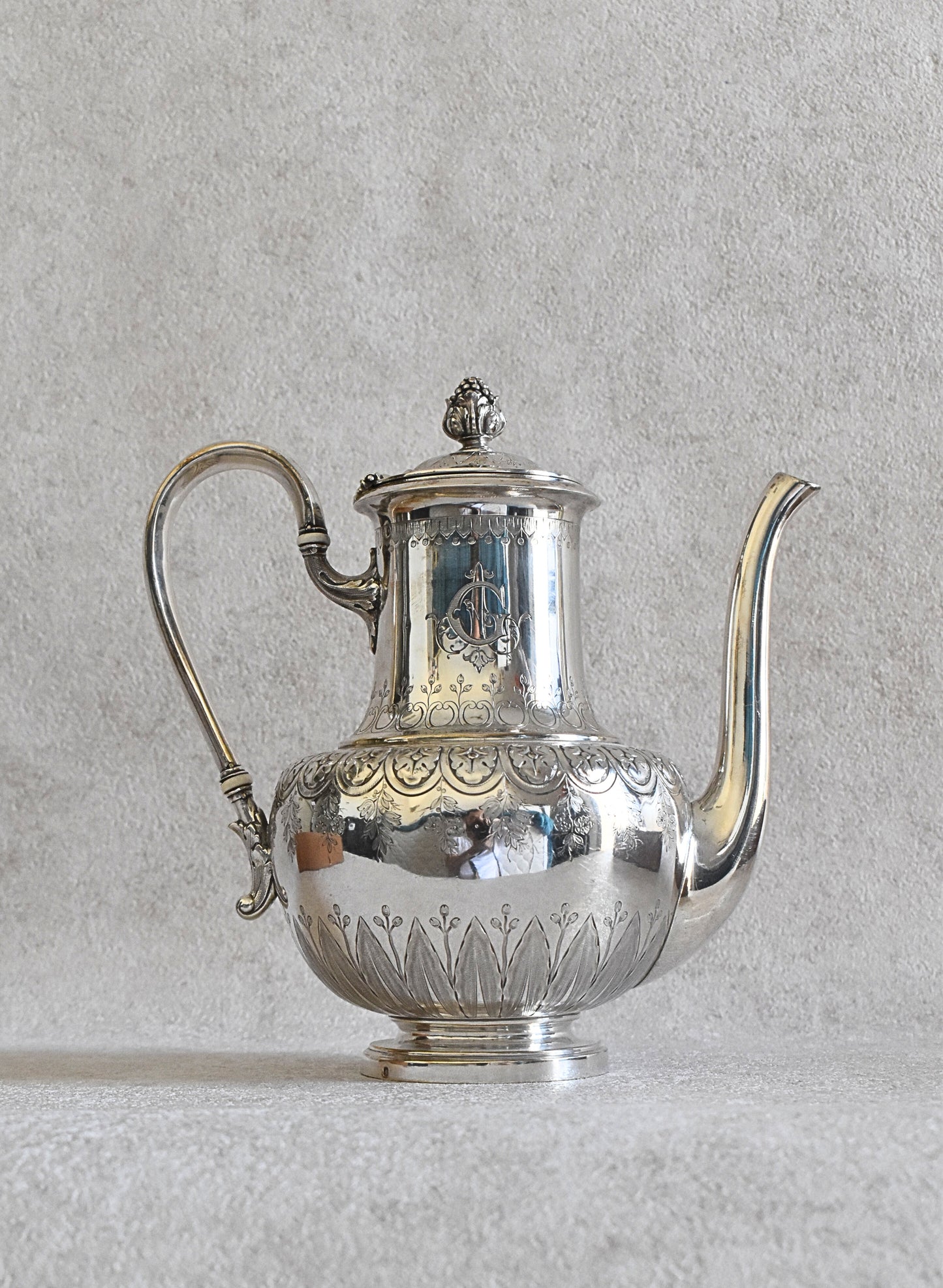 Exquisite Early 19th Century Odiot Silver Teapot
