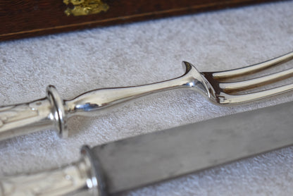 Christofle French Silver-Plated Carving Set, Circa 1900