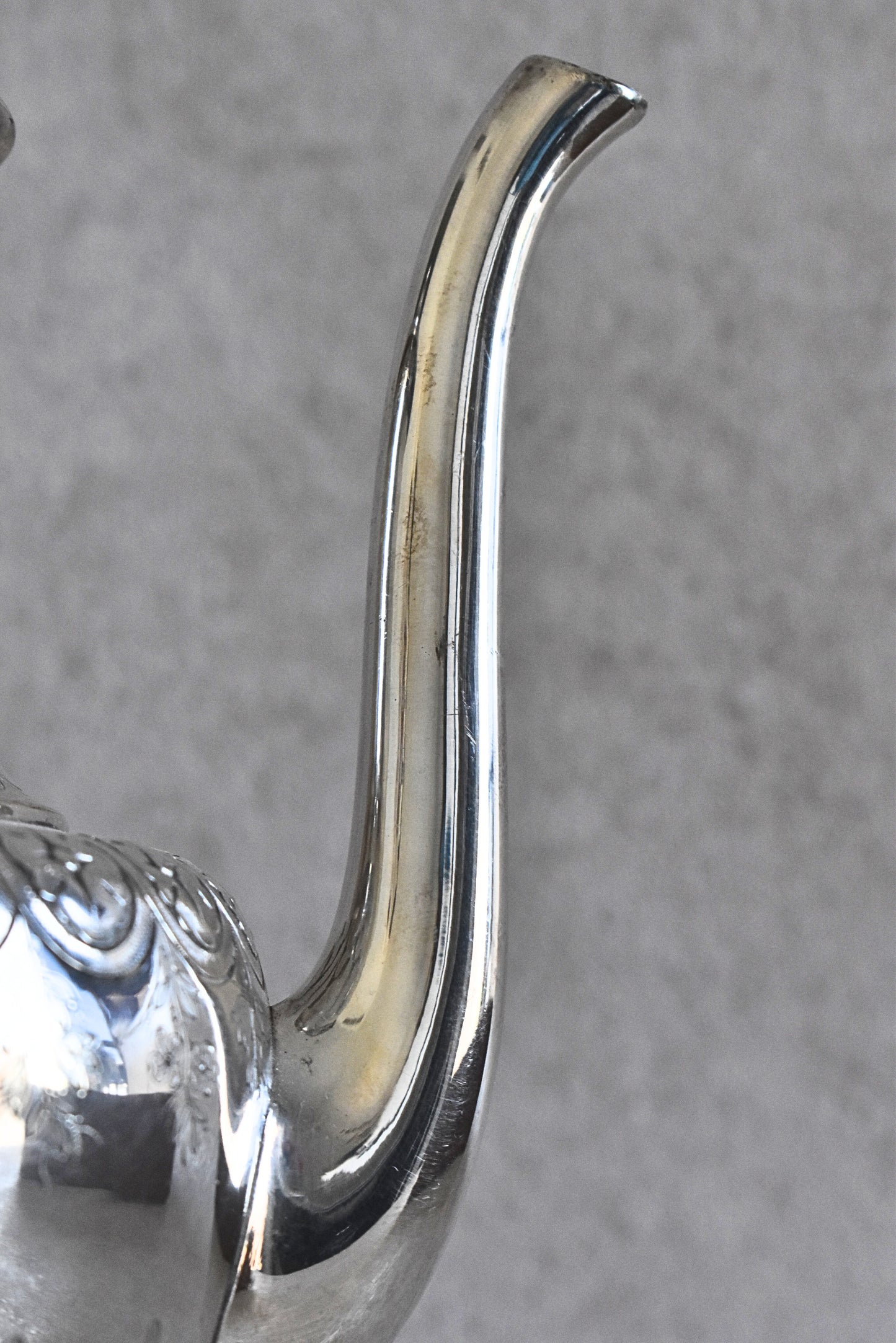 Exquisite Early 19th Century Odiot Silver Teapot