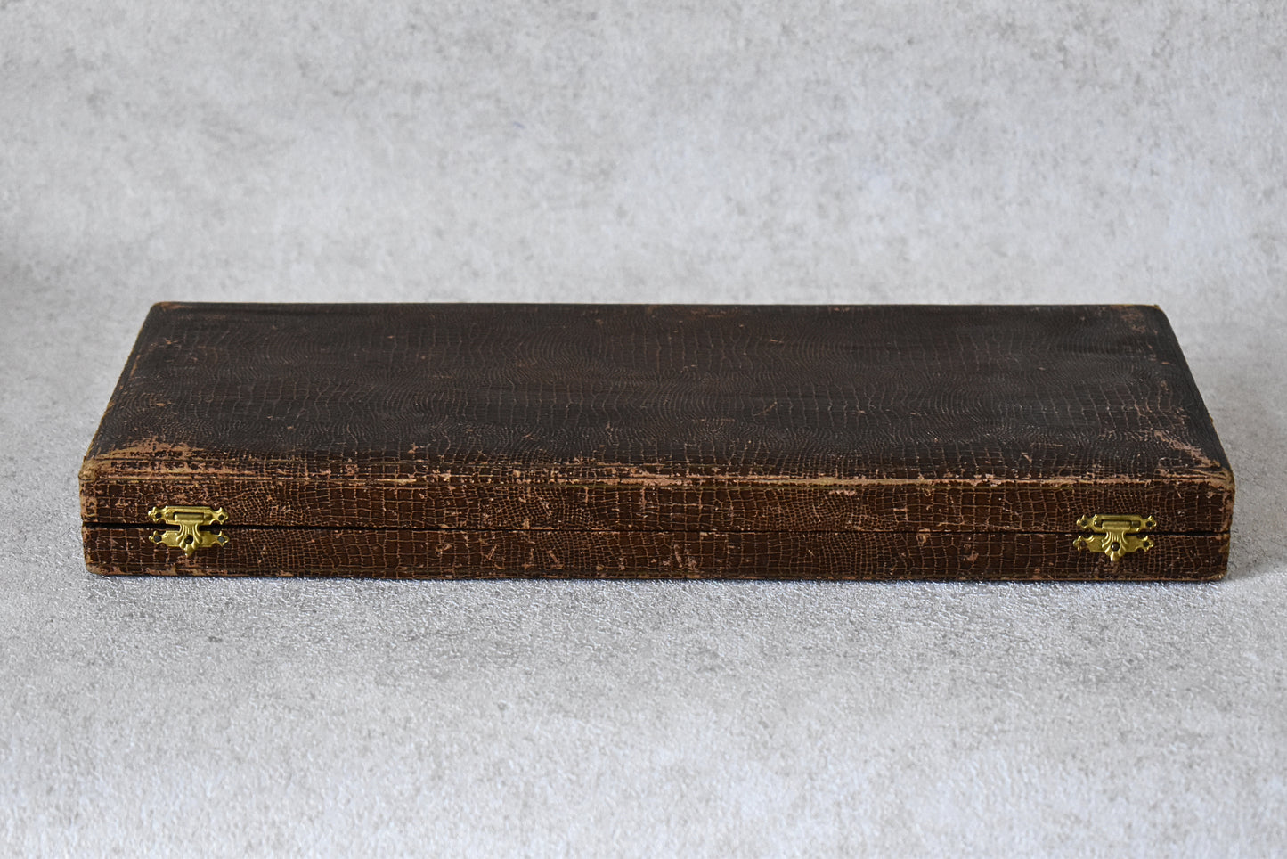 French Silver Lamb Carving Set, E.B. Cira 1890s
