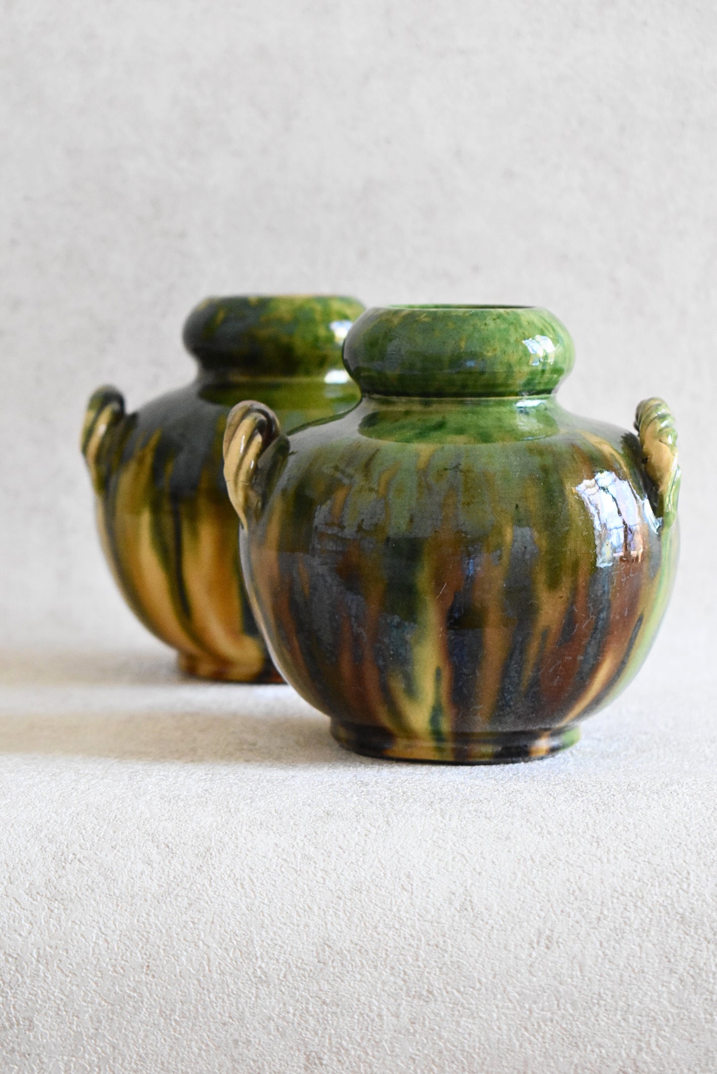 Pair of Vallauris Vases – France, c. 1950s