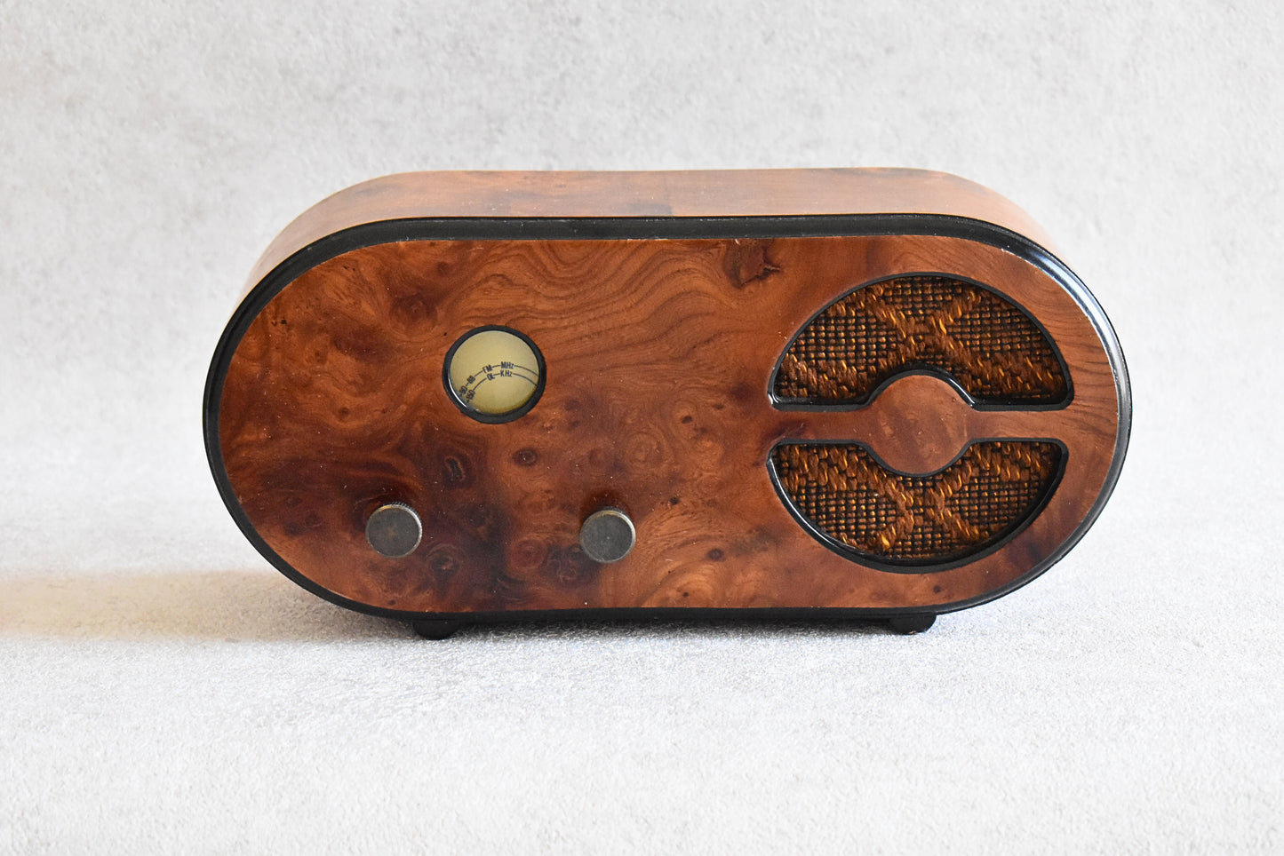 Rare French Art Deco Tabletop Radio, 1950s