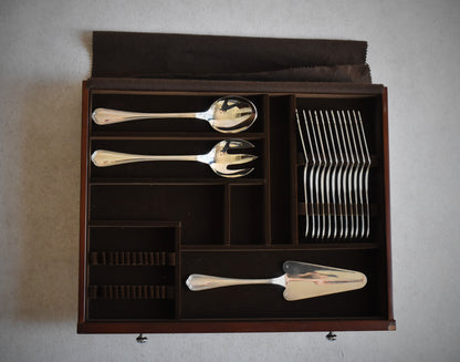 Christofle Spatours Silver-Plated Flatware Set of 12