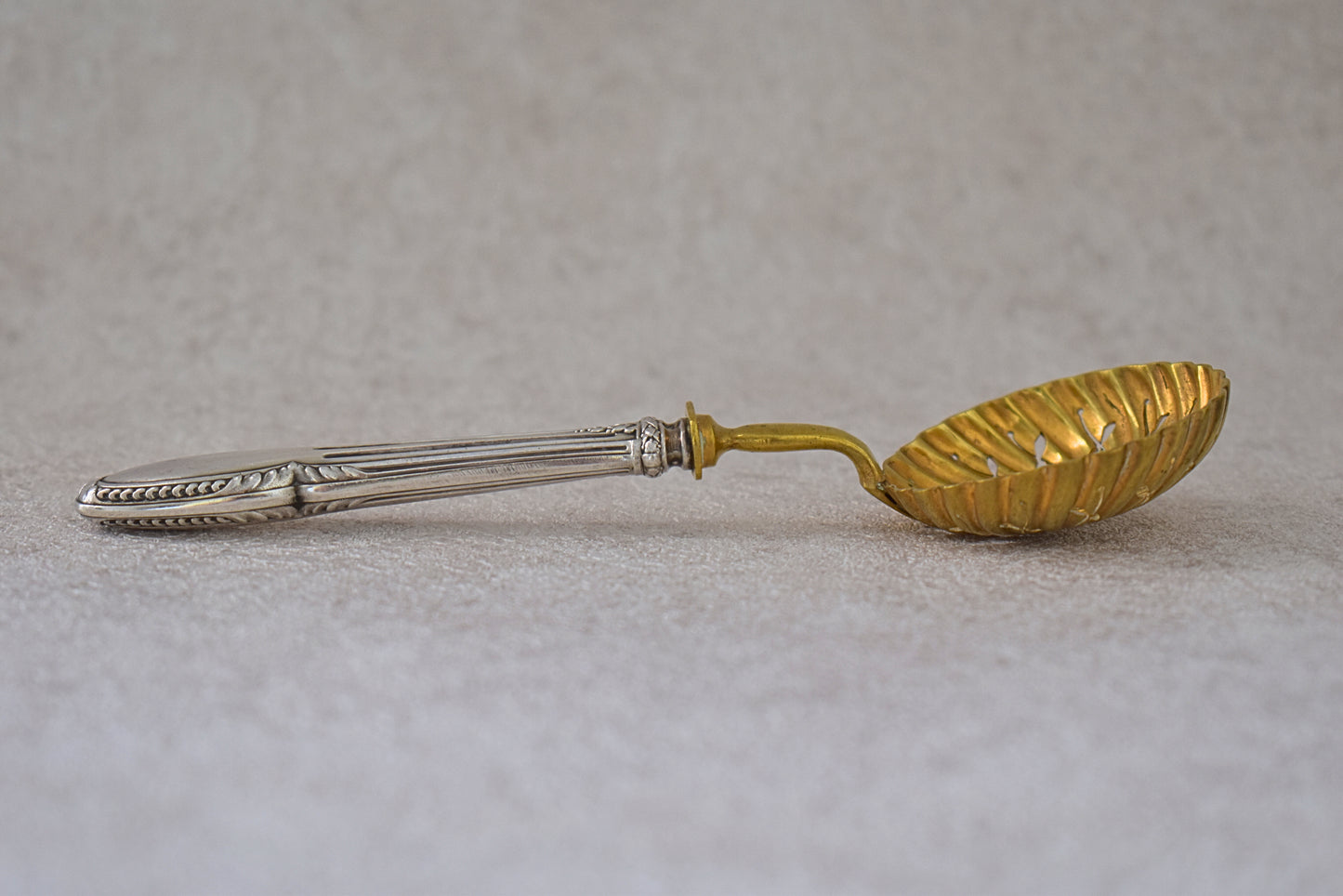 Elegant 19th Century Silver & Vermeil Sprinkler