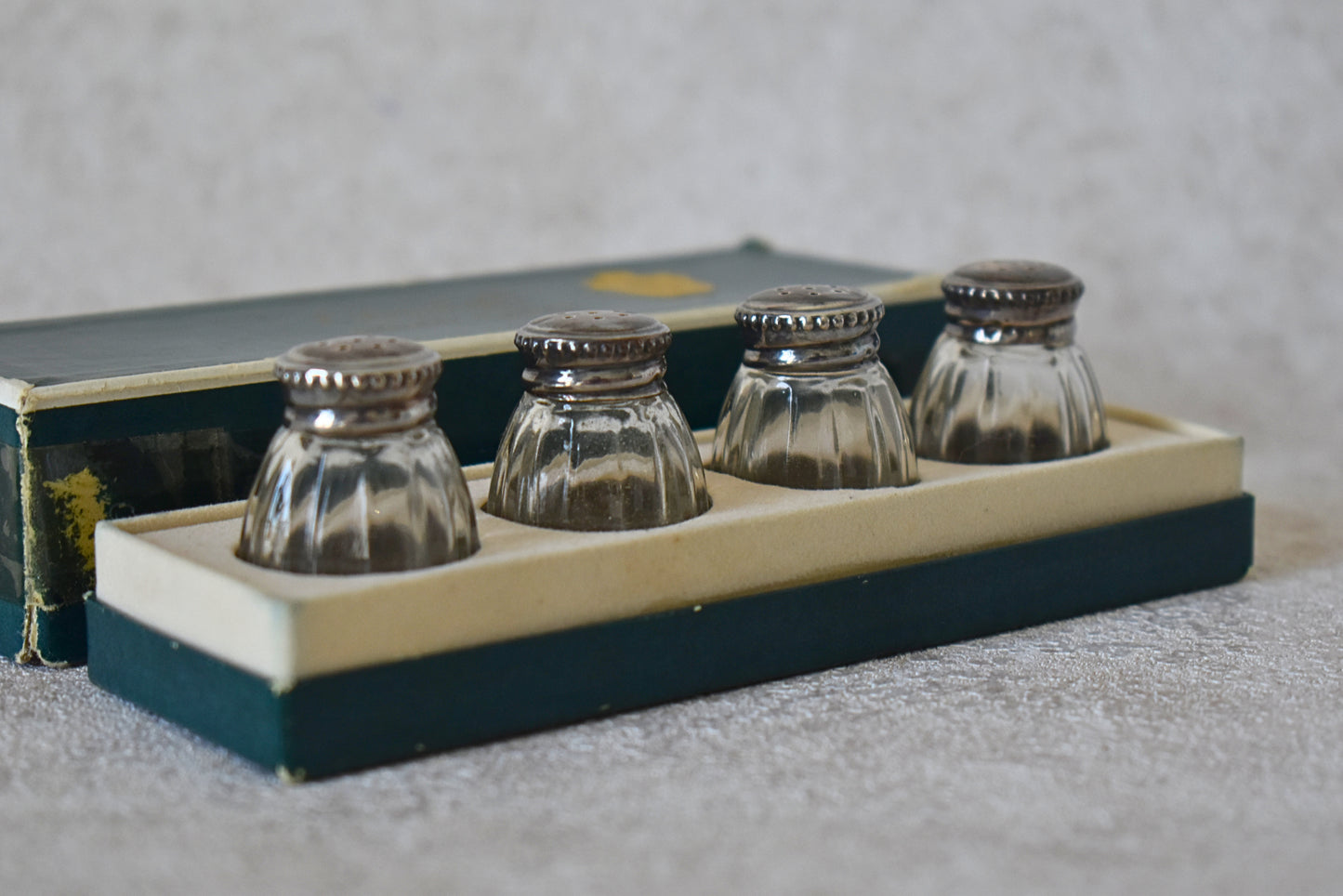 Christofle Sterling Silver Salt & Pepper Shakers (Set of 4, 1950s)