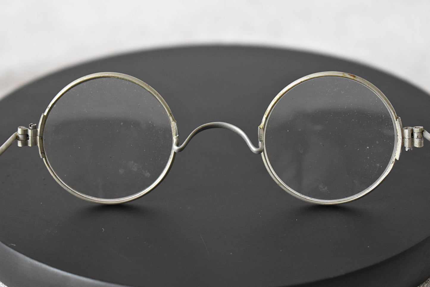 Antique Wire-Frame Spectacles with Original Case