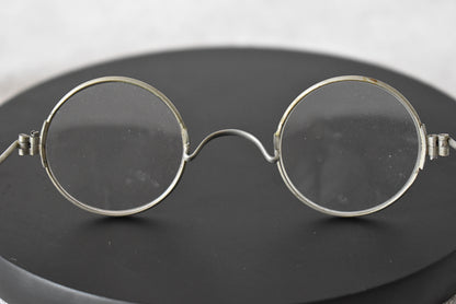 Antique Wire-Frame Spectacles with Original Case