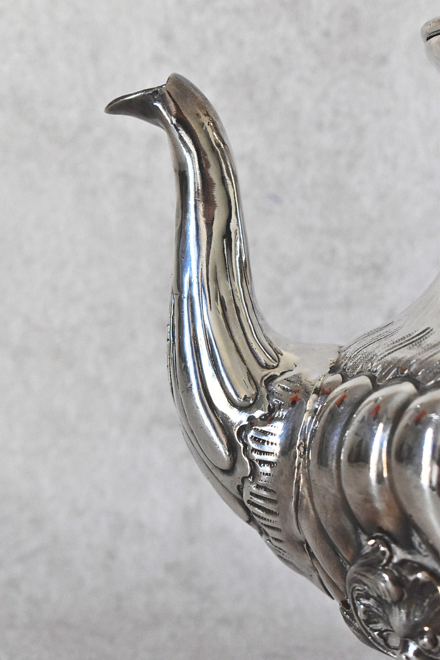 Antique Victor Saglier Silver-Plated Teapot, France – 1850s