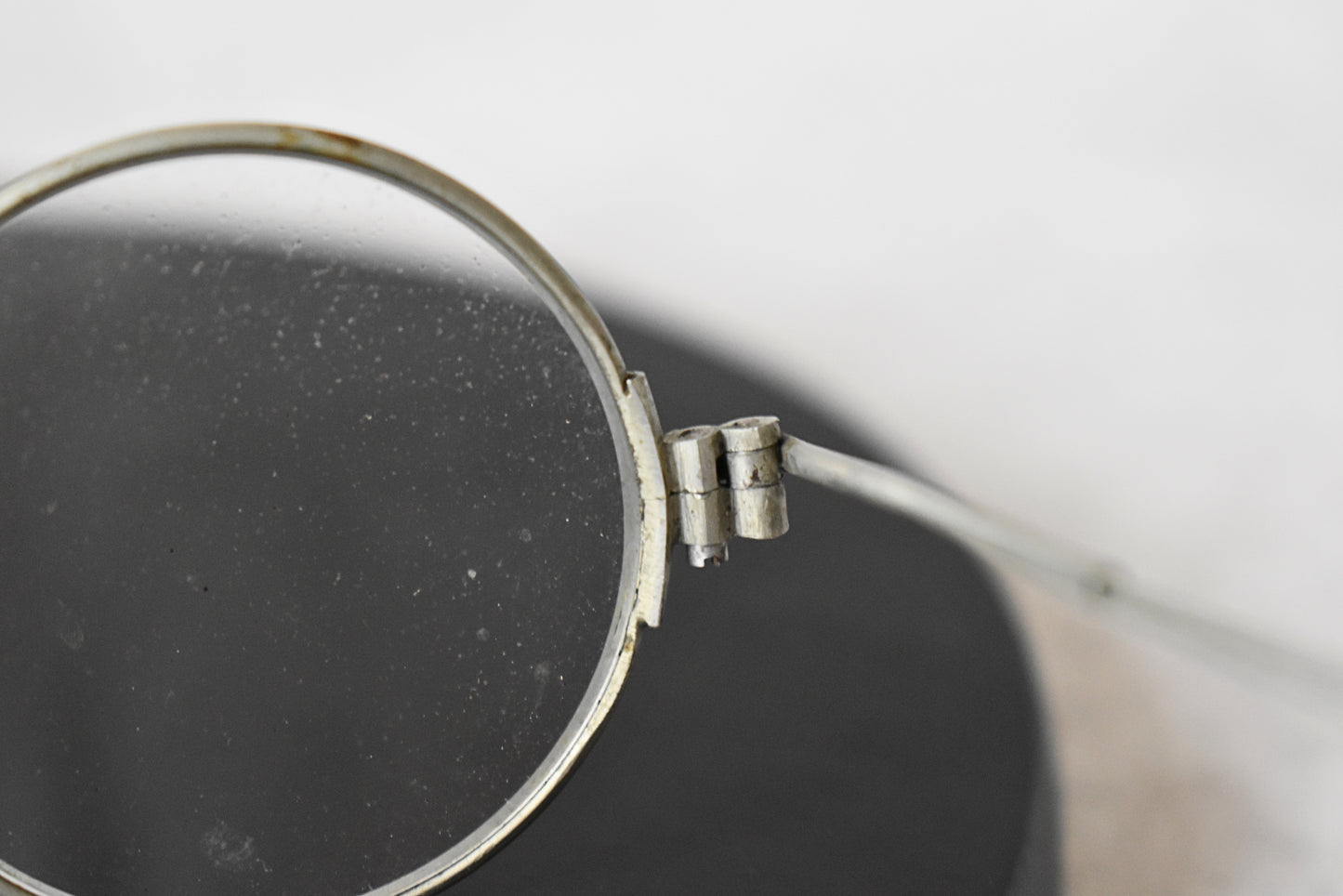 Antique Wire-Frame Spectacles with Original Case