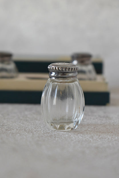 Christofle Sterling Silver Salt & Pepper Shakers (Set of 4, 1950s)