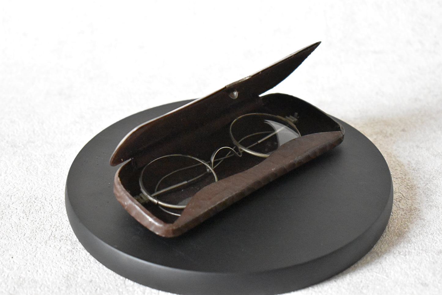 Antique Wire-Frame Spectacles with Original Case