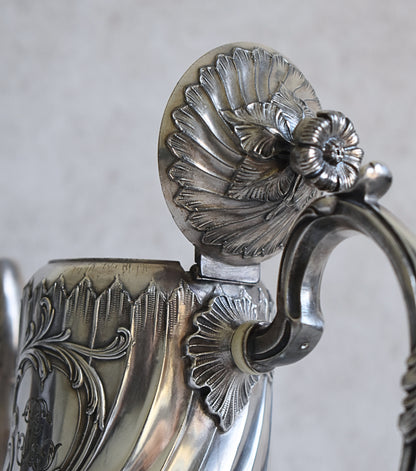 French Gallia/Christofle Silver-Plated Teapot, Early 20th Century