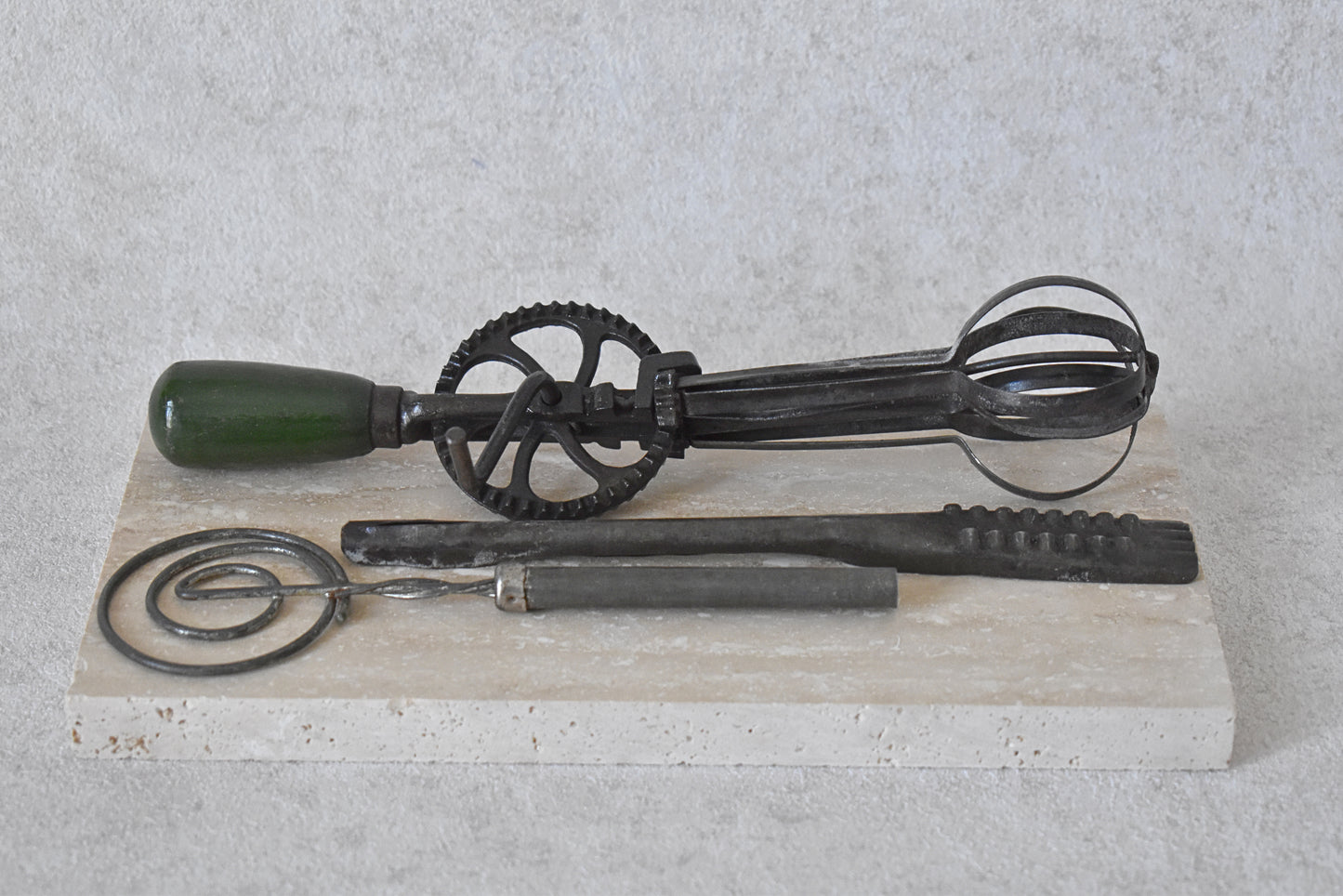 Antique French Mechanical Kitchen Tools Set
