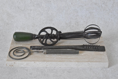 Antique French Mechanical Kitchen Tools Set
