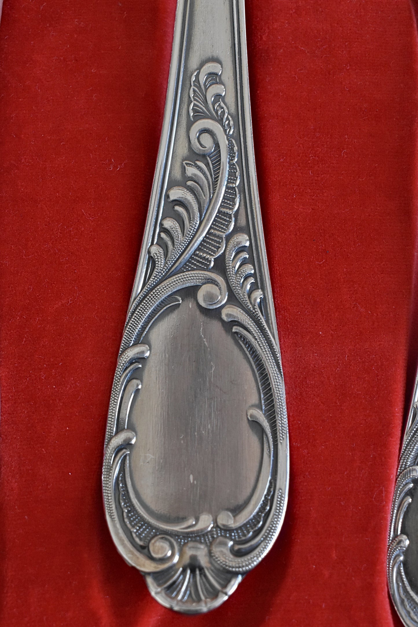 Vintage German Silver-Plated Serving Cutlery Canteen