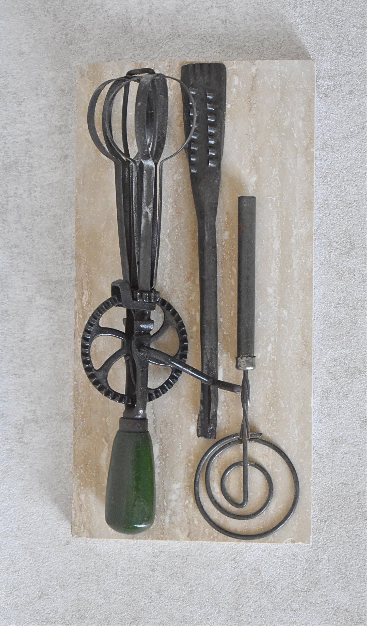 Antique French Mechanical Kitchen Tools Set