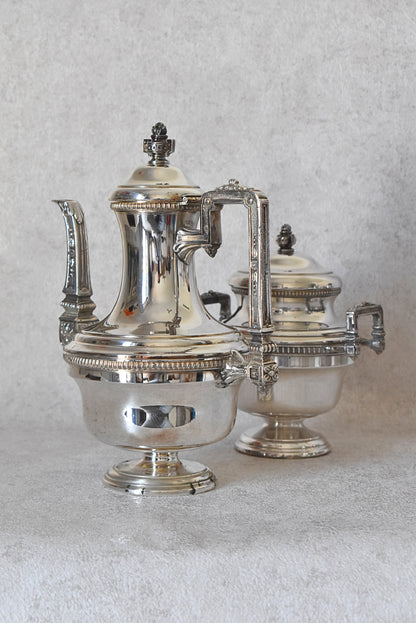 Antique French Silver-Plated Coffee Service Early 20th Century