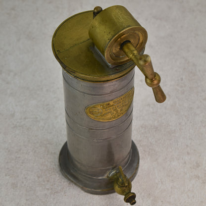 Antique French Dr. Eguisier Medical Irrigator, Late 19th Century