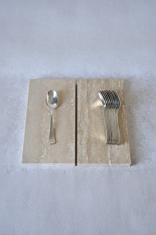 Set of 12 Christofle Silver-Plated Spoons