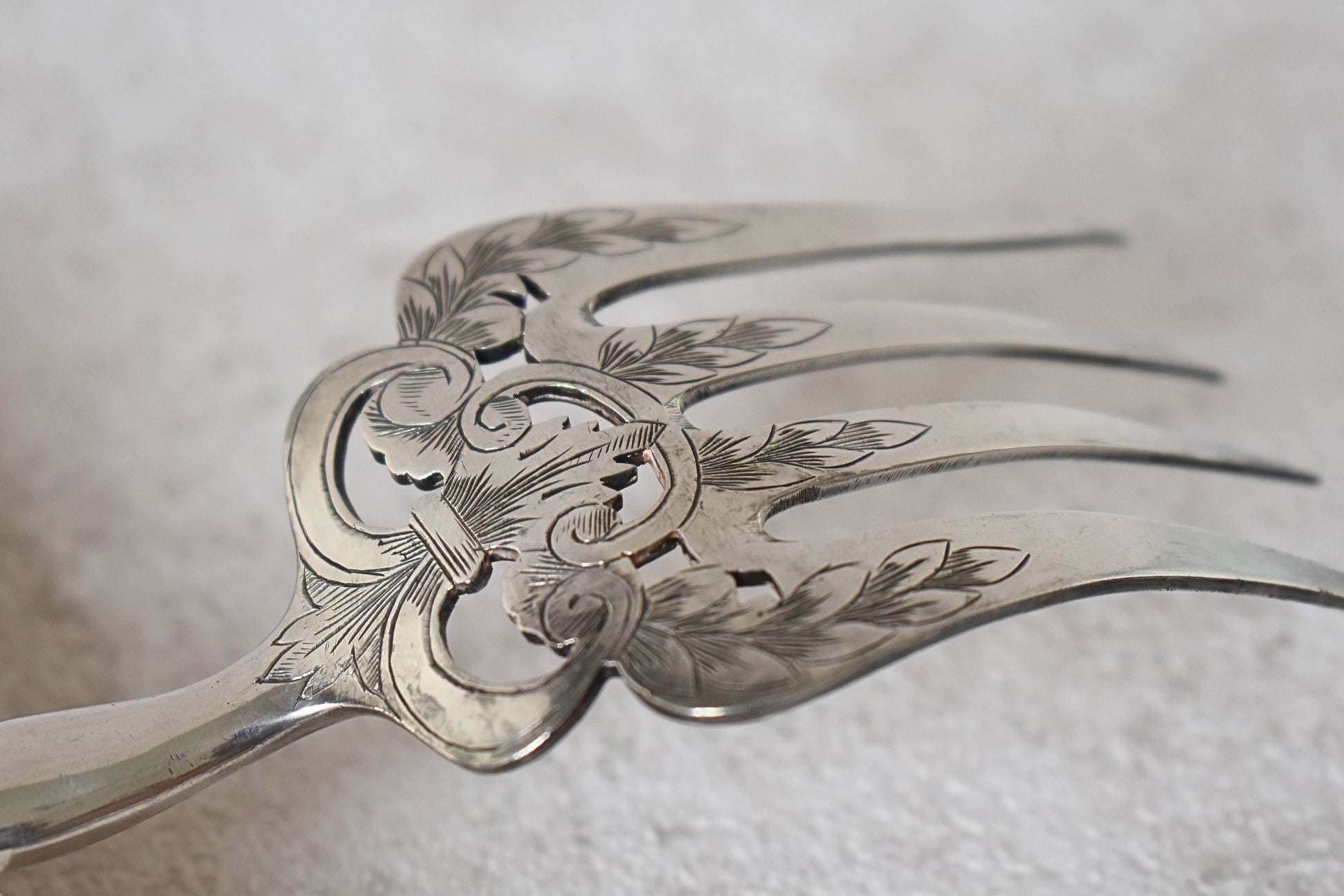 French Silver Serving Set by Henri Gabert, Circa 1880s