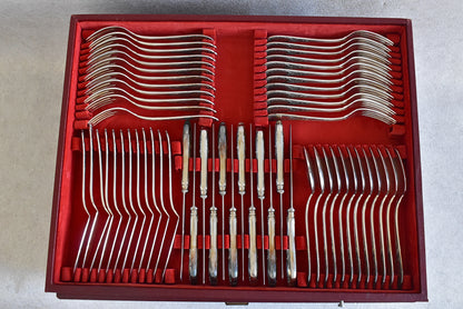Vintage German Silver-Plated Serving Cutlery Canteen