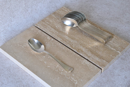 Set of 12 Christofle Silver-Plated Spoons