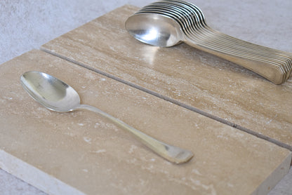 Set of 12 Christofle Silver-Plated Spoons