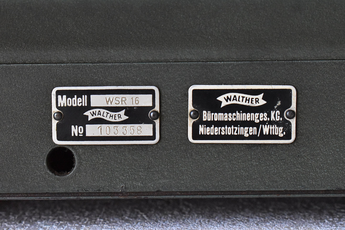 Walther WSR 16 Mechanical Calculator, Germany 1950–1960