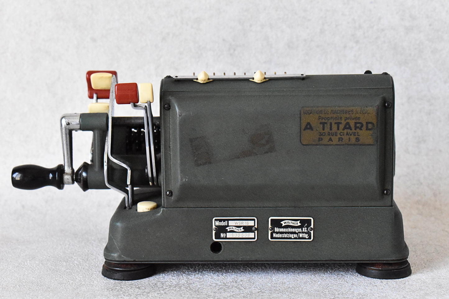 Walther WSR 16 Mechanical Calculator, Germany 1950–1960
