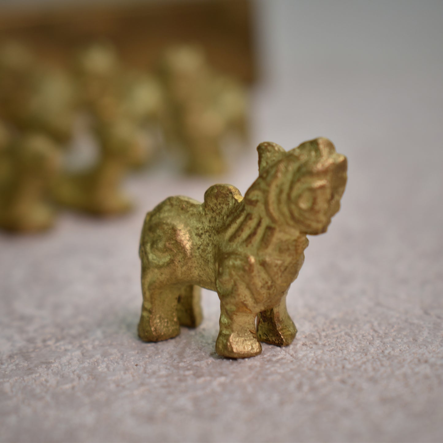 Nepalese Brass Bagh Chal Folding Game Board, Kathmandu