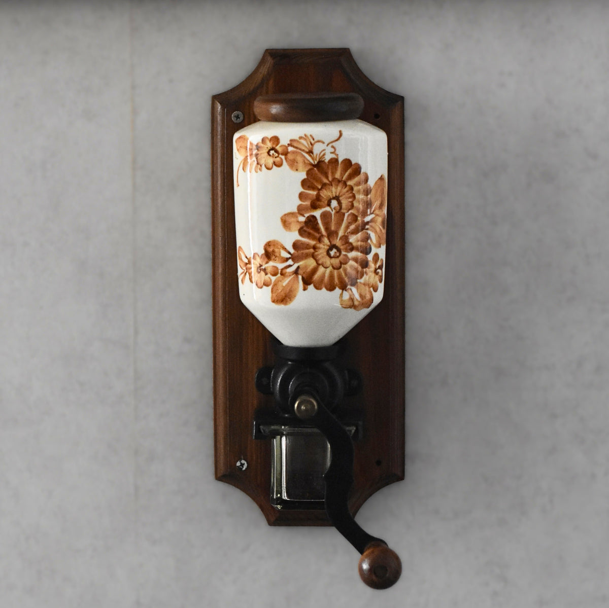 Vintage Wall-Mounted Coffee Grinder