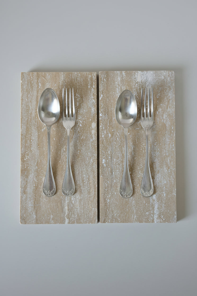French Ercuis Silver-Plated Flatware Set of 4