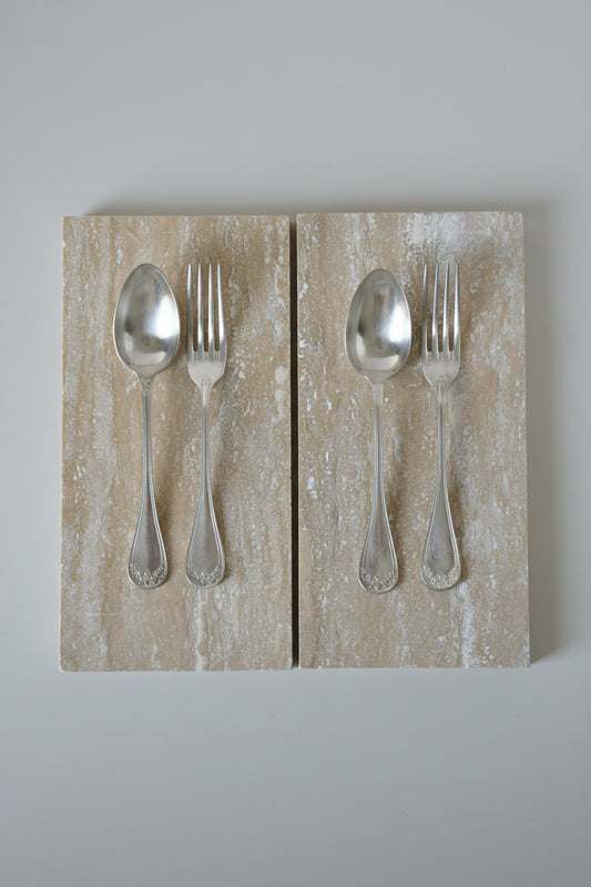 French Ercuis Silver-Plated Flatware Set of 4