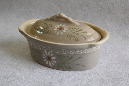 French Covered Casserole Dish, Alsace 1970s–1980s