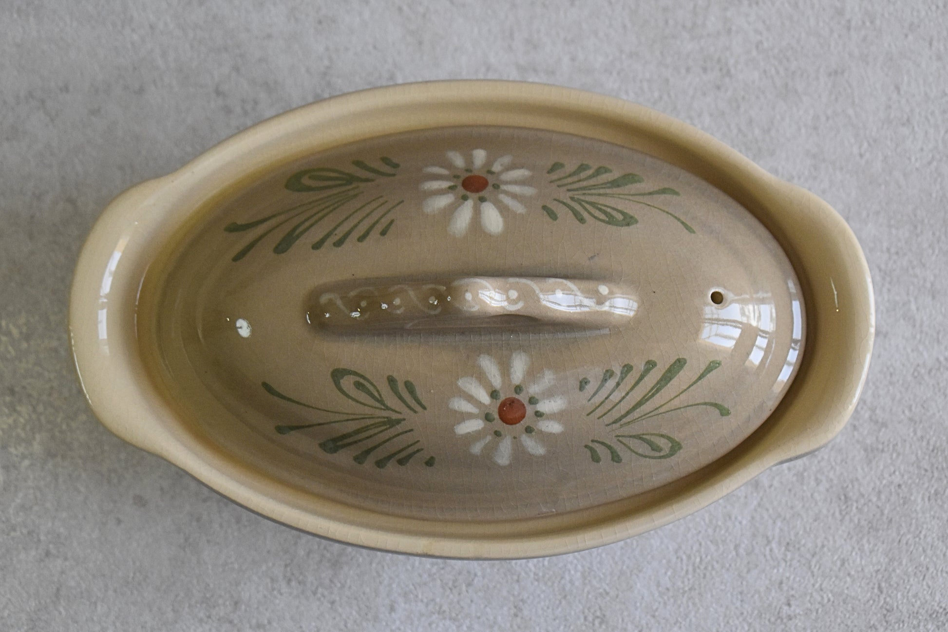 French Covered Casserole Dish, Alsace 1970s–1980s