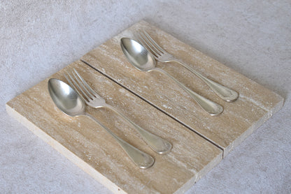 French Ercuis Silver-Plated Flatware Set of 4
