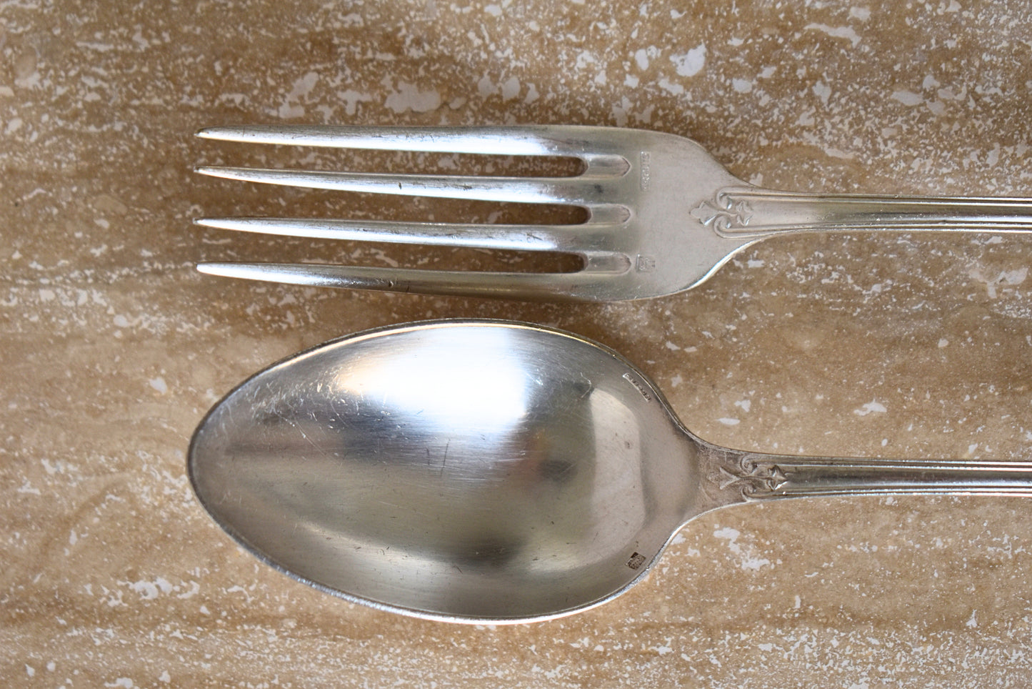 French Ercuis Silver-Plated Flatware Set of 4