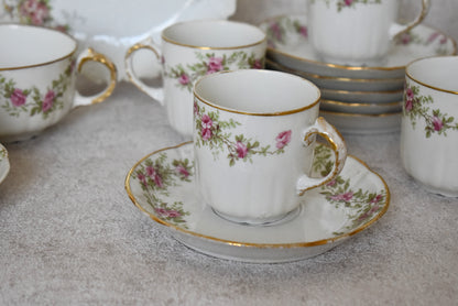 Limoges Porcelain Tea and Coffee Set – France, 1900–1920