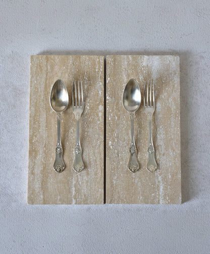 Antique French Solid Silver Flatware Set of 4