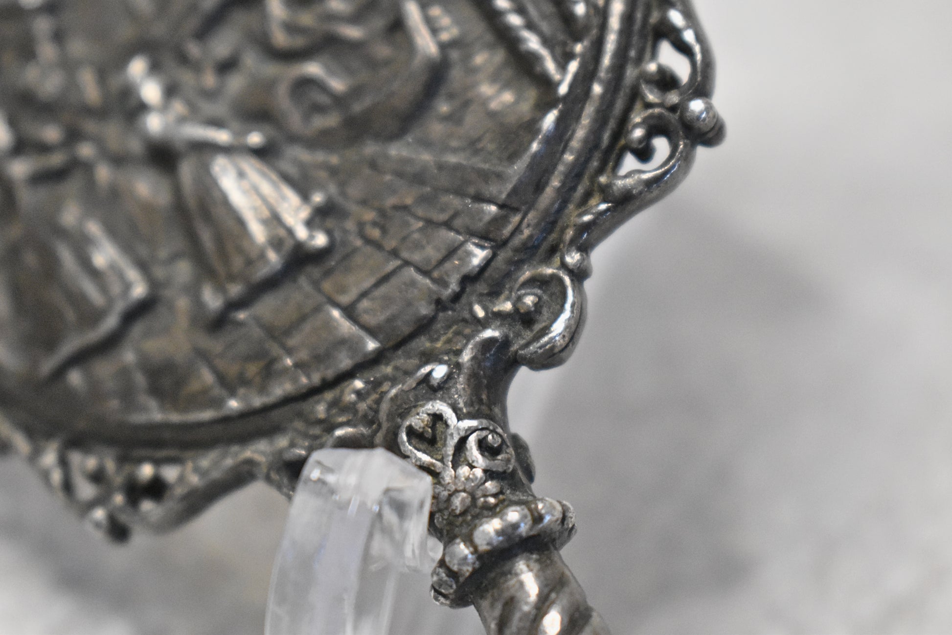 Ornate Venetian Hand Mirror, 1940s–1950s