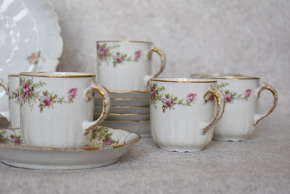 Limoges Porcelain Tea and Coffee Set – France, 1900–1920