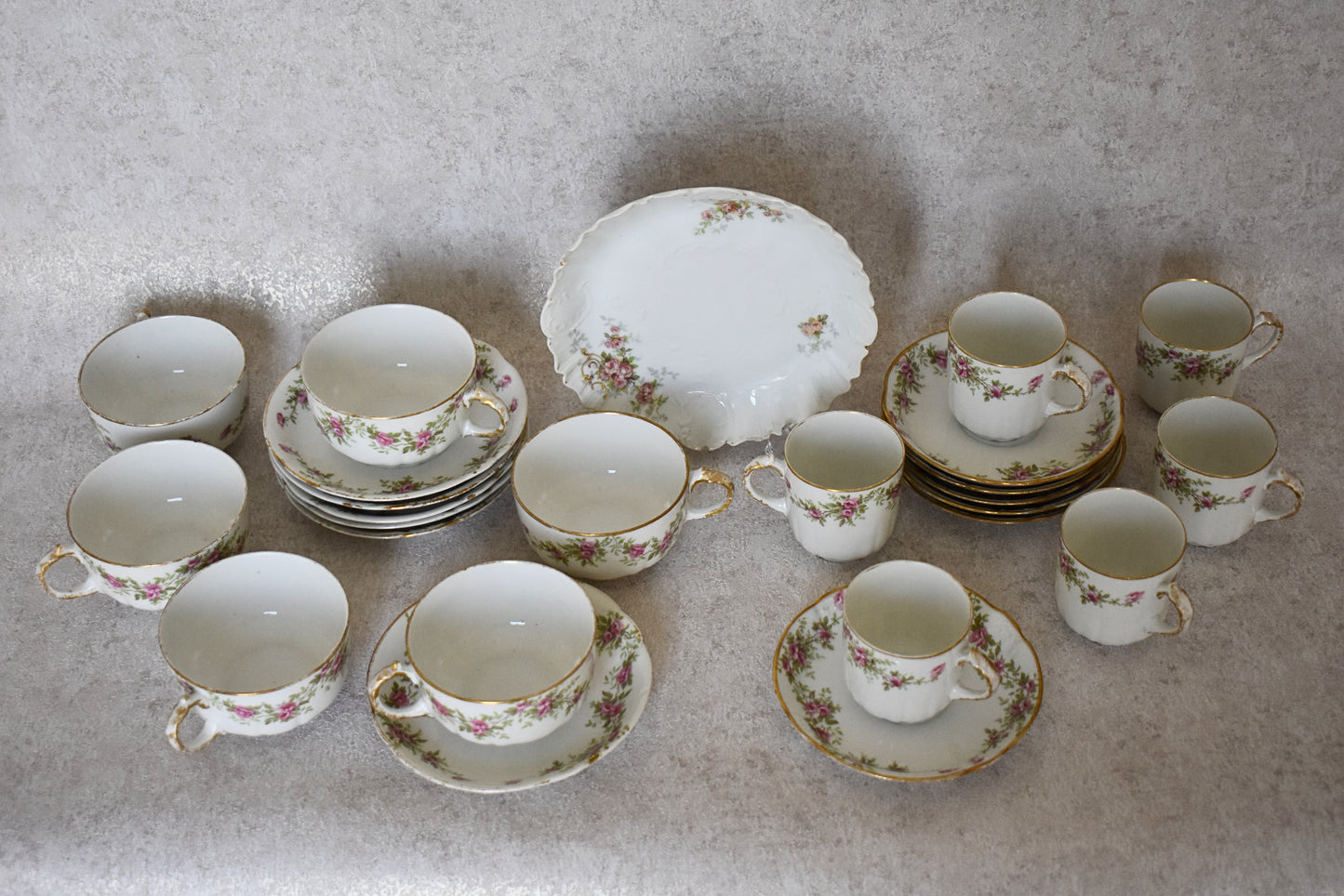 Limoges Porcelain Tea and Coffee Set – France, 1900–1920