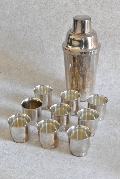 Vintage French Cocktail Shaker Set, 1960s–1970s